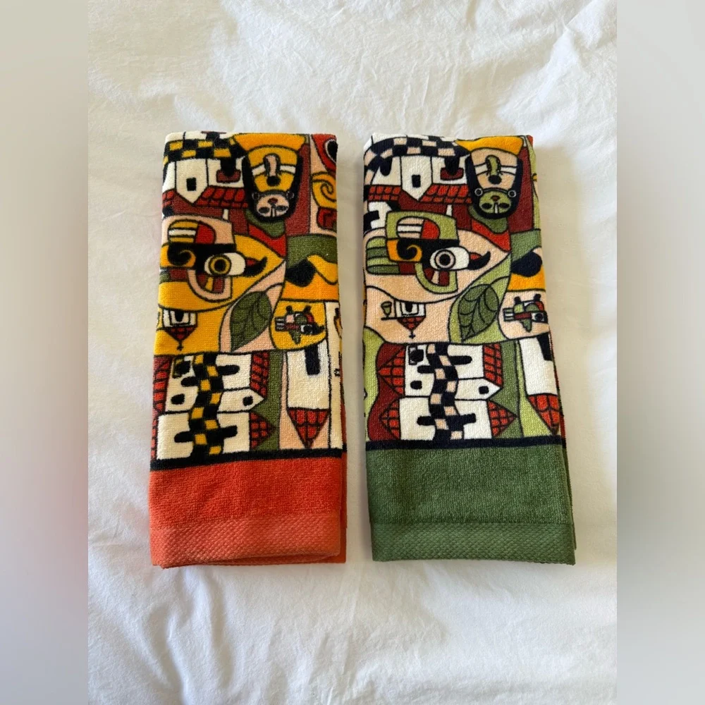 Hilasal | Set 2 | Vintage Hand Towels | Fernando La Palma Novelty El Salvador